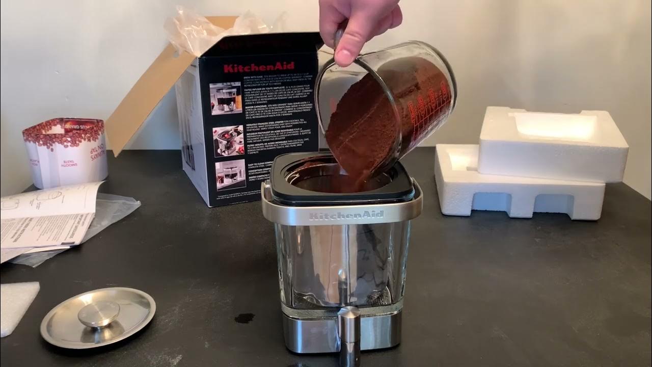 KitchenAid Cold Brew Coffee Maker Review & How To Make Iced Coffee 