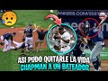 El día que AROLDIS CHAPMAN le pudo QUITAR la VIDA a un BATEADOR tras LANZARLE a la CABEZA | MLB