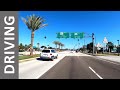 Driving from The Magic Kingdom to Main Street USA in Kissimmee, Florida in 4k