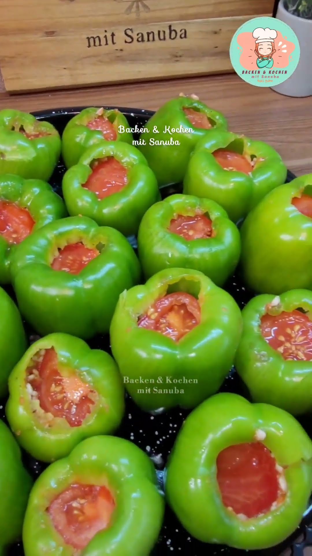 Dolma – Gefüllte Paprika mit Hackfleisch &amp; Reis - YouTube