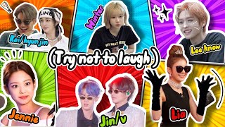TRY Not tO LAuGH  KpOp CHaLLENgE😂💅🏻|KPOPQUIZGAME2023