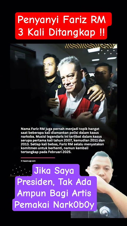 Singer Fariz RM Arrested 3 Times!! #shorts #farizrm #singer #sakura #trending #news #ammarzoni
