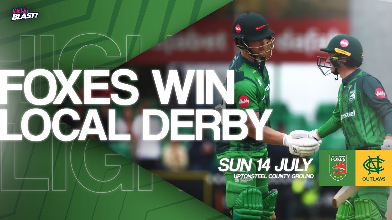 HIGHLIGHTS | Goldsworthy Fires Foxes To DERBY DAY VICTORY Over Outlaws