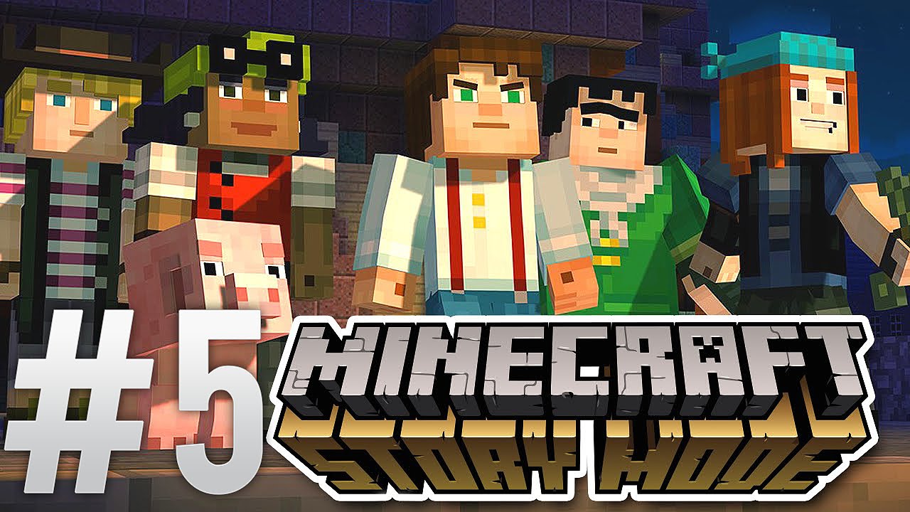 ONWARDS! - 2 Player MineCraft Story Mode #5 - YouTube