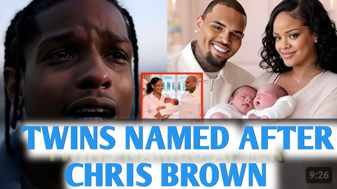 Asap Rocky Loses it after Rihanna named her twins after Chris Brown: Could  he really be the father? - YouTube