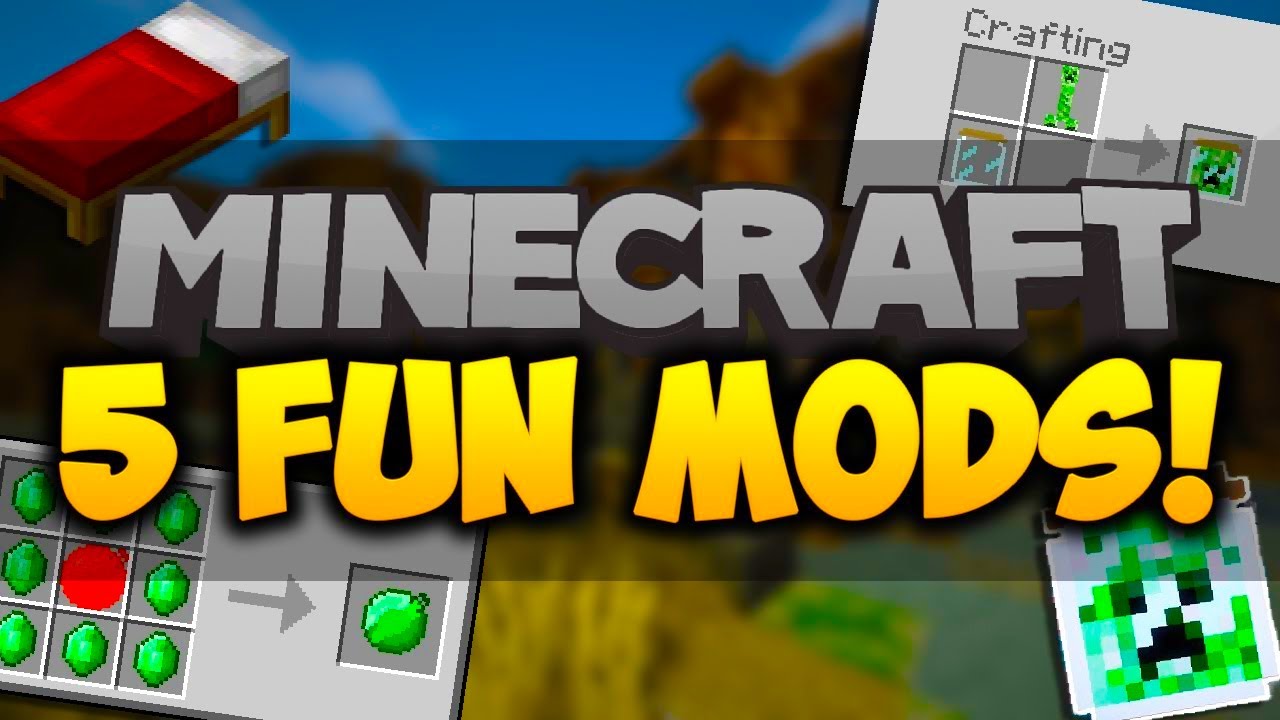 5 Fun Minecraft Mods For 1 11 Minecraft 1 11 Mods Youtube