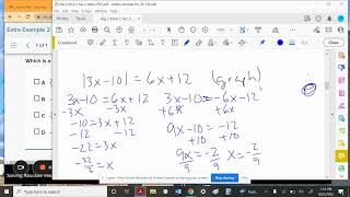 Famous Alg 2 Mod 2 Sec 2 V2 Solve Abs Value Equations Net Worth