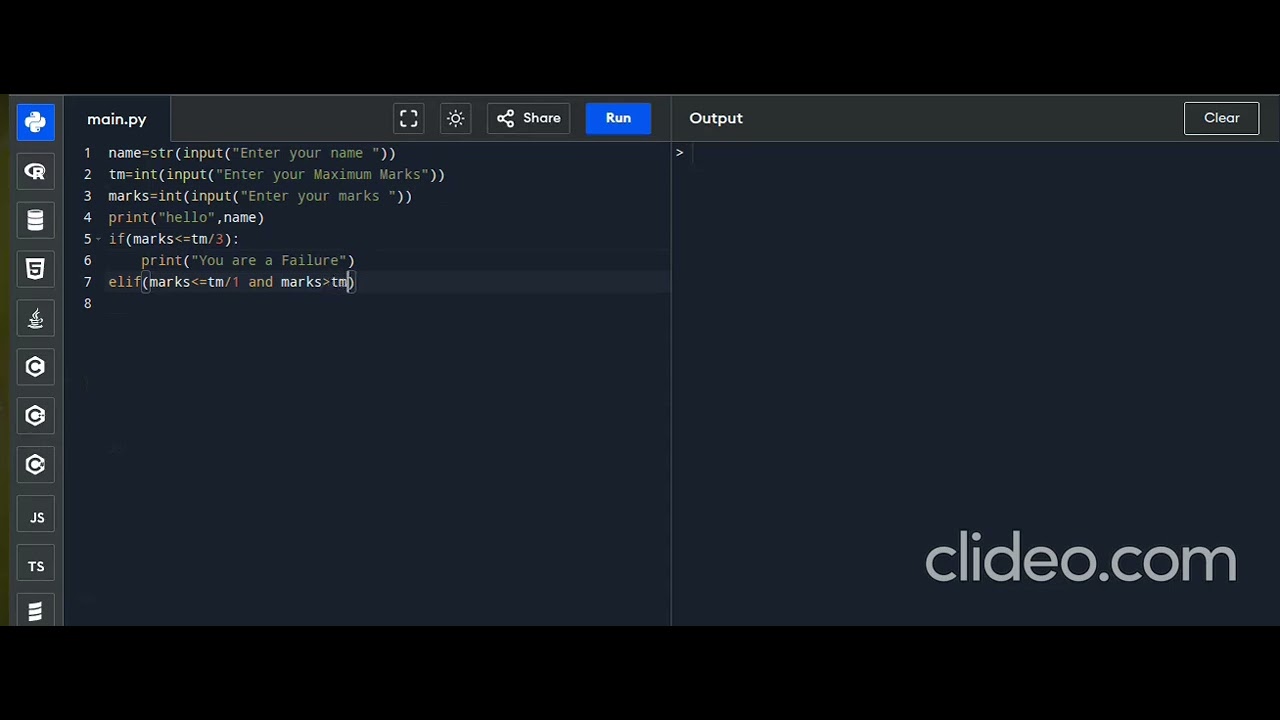 How to Make a basic Marks grader program in python - YouTube