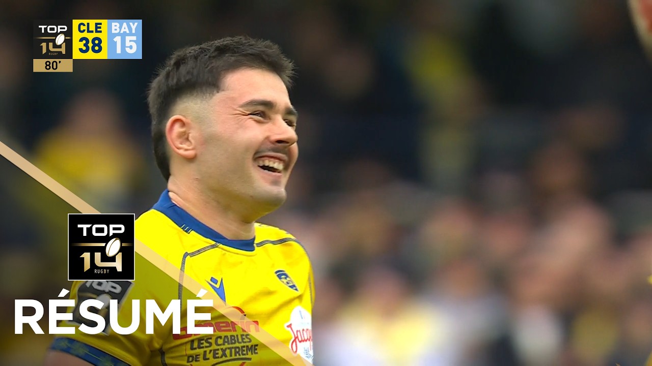 TOP 14 Saison 2025-2026 J18 - Résumé ASM Clermont - Aviron Bayonnais