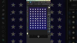 Easy Vector Pattern using Quick Grids in Affinity Designer 2 #shorts