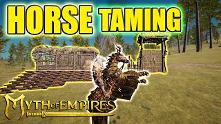 Ultimate Horse Taming Guide : How To Get Best Horses In Myth Of Empires 2024 : Locations & Method