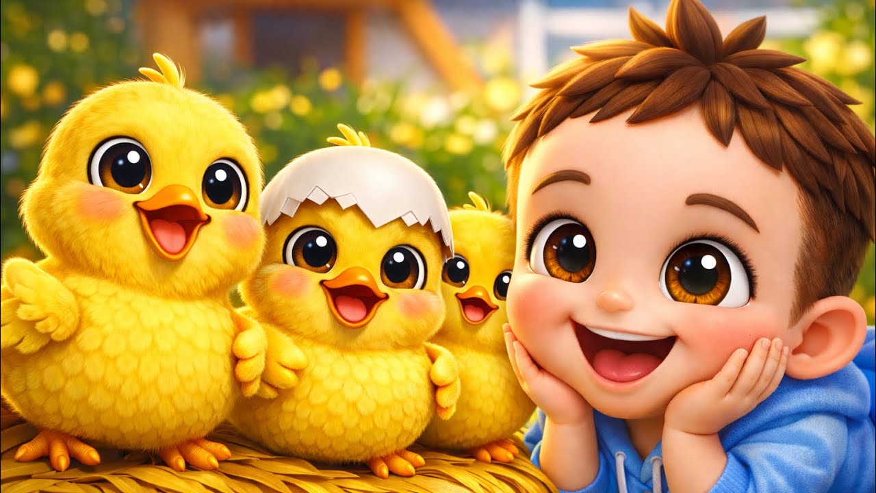 Los Pollitos Dicen Pio Pio Pio 🐥 Y más Canciones Infantiles | Mix de la Granja para Niños