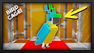... ! today i'm going to show you how make a nice and easy minecraft
bird cage for the new parrots in 1.12. this