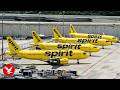 Spirit Airlines shuts down immediately, cancelling all flights