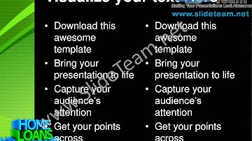 Home Loans Services PowerPoint Templates ppt Themes 0912 Slides Backgrounds