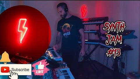 Synth Jam #13 #synths #dawless #synthpop #synthwave #korgwavestate #behringer #roland #moog #cobalt8