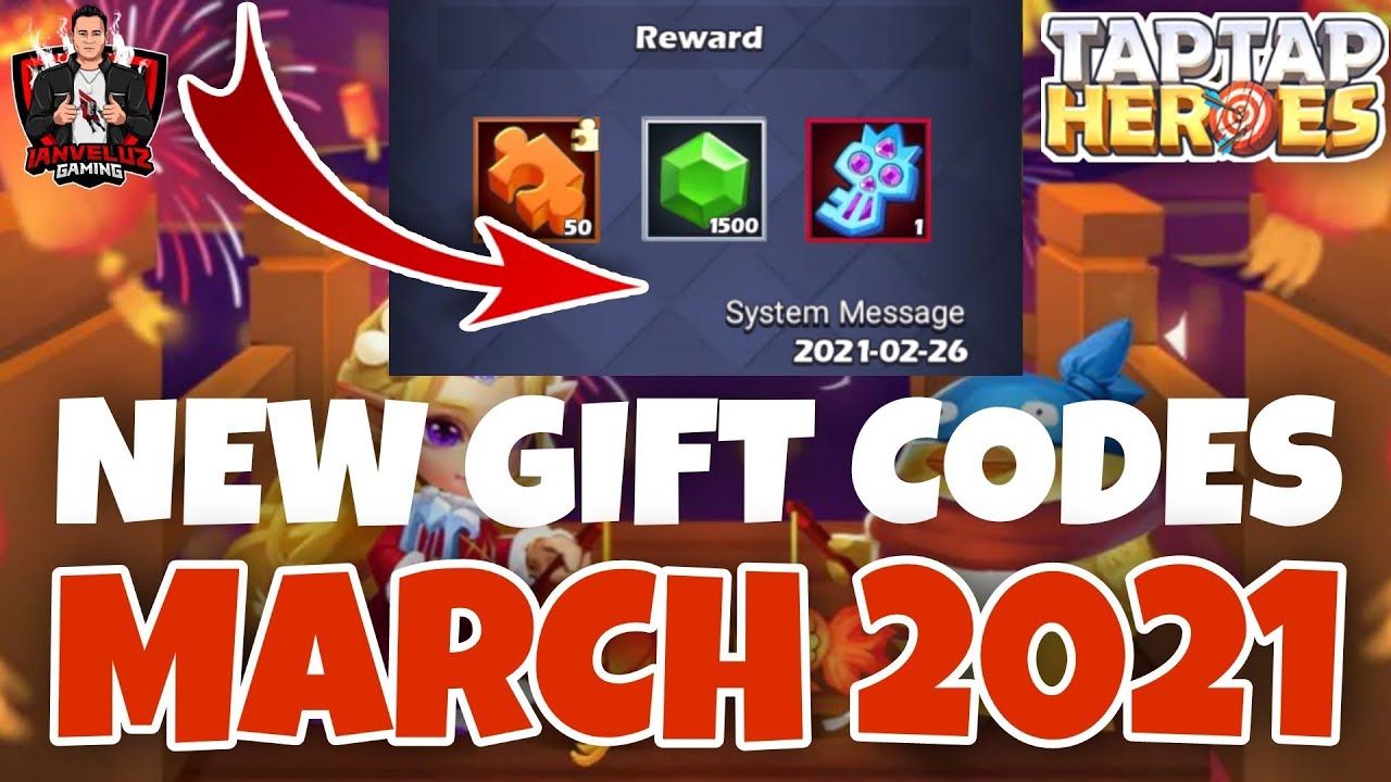 All Taptap Heroes New Codes | Gift Codes March 2021 - Youtube