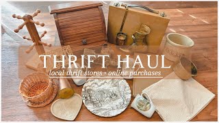 THRIFT HAUL | home decor, seasonal and some organizational items