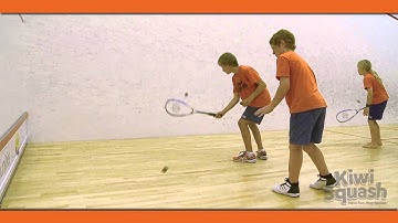 Kiwi Squash Big Nix Lesson 2 - Ball Control: Wall Taps