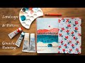 Sketchbook time - Landscape &amp; Pattern gouache painting