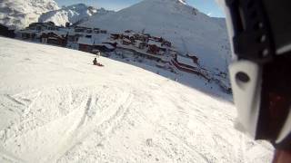 Boarding into Palafour Tignes.MP4