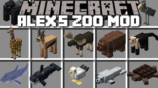 Minecraft ALEX'S ZOO ANIMALS MOD / DANGEROUS WILD ANIMAL AND SAFARI CREATURES !! Minecraft Mods screenshot 2