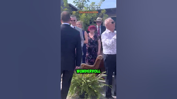 Eine Sehr BERÜHRENDE Geste! 👰❤️