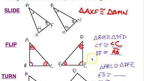 Section 4 1 Congruent Figures Video Notes