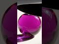 Glass Plum ASMR Cut | Crystal Fruit Slicing Sounds🔥