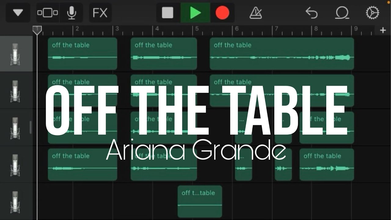 Ariana Grande - off the table (harmony tutorial)