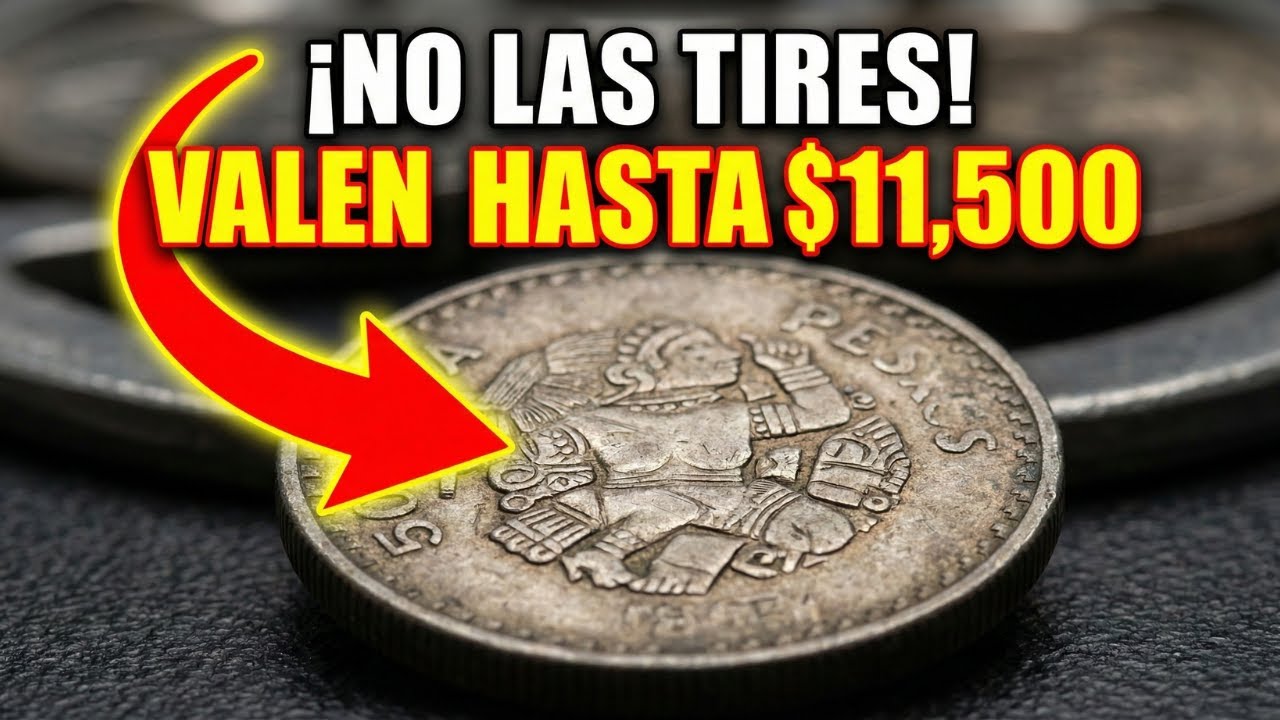 ¡NO LAS TIRES! 🛑 Estas Monedas Viejas Valen hasta $11,500 PESOS (Sor Juana y Coyolxauhqui)