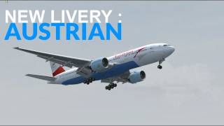 New Captainsim B772 Liverys Austrian Airlines