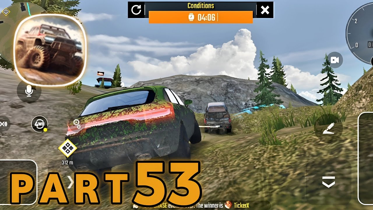 Offroad Adventure 4x4 Driving Simulator - Trophy  Chase Gameplay - Part 53 - TickerX (iOS, Android)