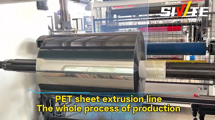 PET plastic sheet extrusion line, 75 twin screw extruder#plastic #extruder #machine #factory