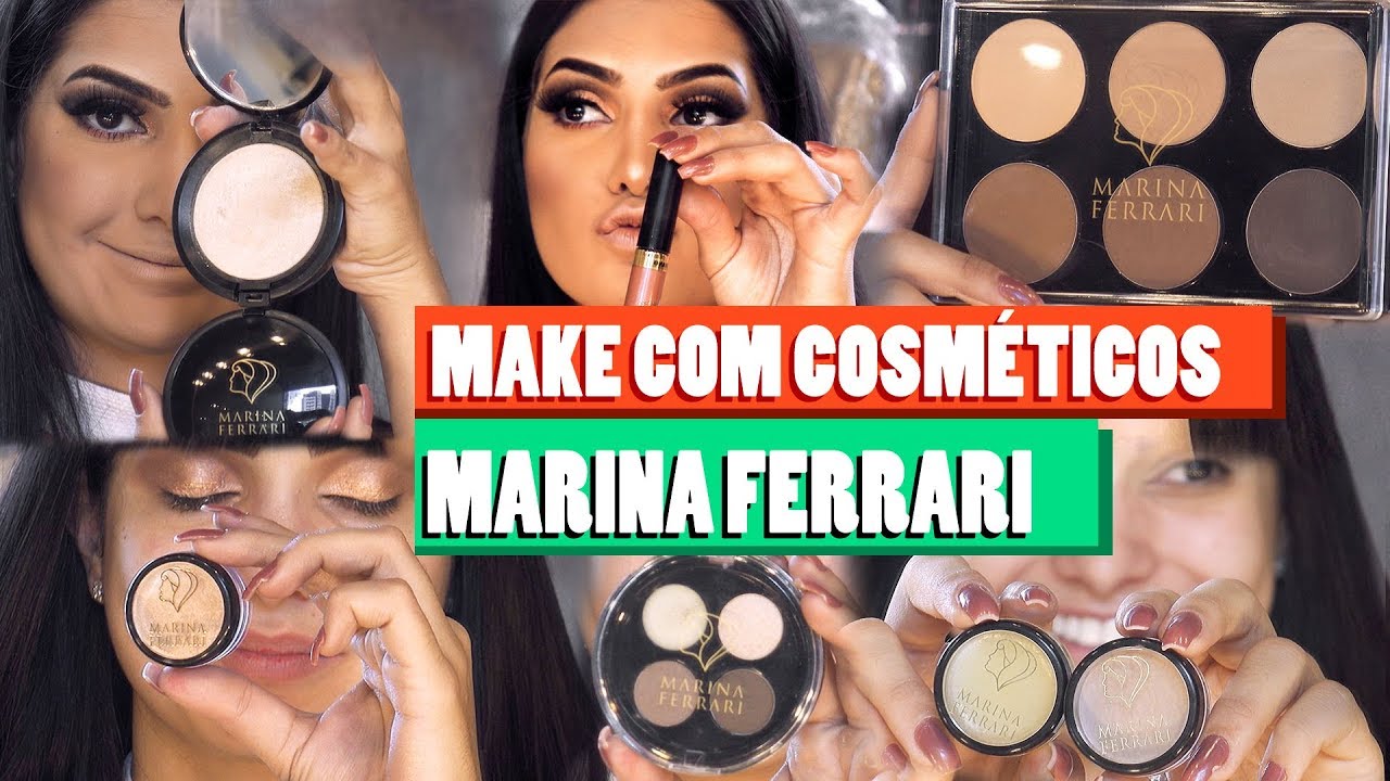 MAKE COM COSMÉTICOS MARINA FERRARI