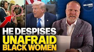 Donald Trump VICIOUSLY ABUSES BLACK WOMAN JOURNALIST in Oval Office During Q&A!!!