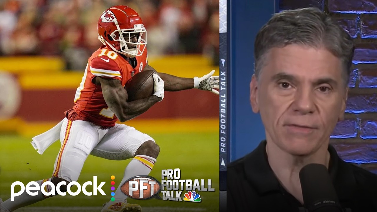 Tyquan Thornton's injury opens door for Tyreek Hill, Chiefs reunion | Pro Football Talk | NFL on NBC
