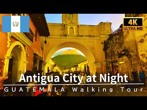 4K Antigua Night Walk🇬🇹 Finding the Ultimate Hidden Gem in Guatemala - December 2025