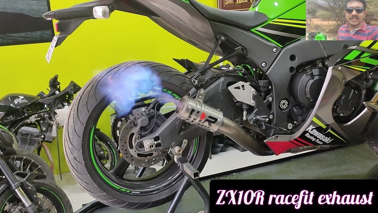 Ninja ZX10R racefit exhaust installation why I reverted back to stock