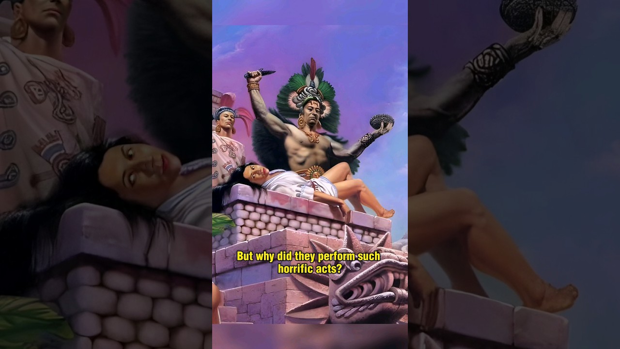 Why did the Aztecs perform human sacrifices?