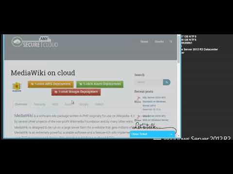Secured MediaWiki on Windows 2012 R2 - Deploy on Azure , AWS and Google ...