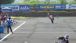 Ai Ogura supermoto wheelie
