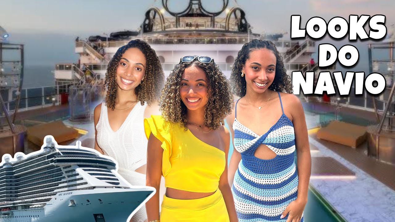 TODOS OS LOOKS QUE USEI NAS FESTAS DO CRUZEIRO MSC SEAVIEW!!