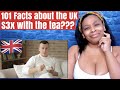 American Reacts to 101 Facts About The UK | Wait Hold up