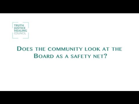 Does the community look at the Irish National Board as a safety net ...