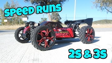 1/14 Buggy Speed Runs on 2S & 3S | WLtoys A979 Brushed Electronics