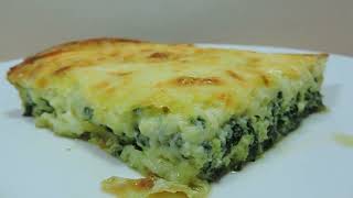 SPINACH gratin without cream / Incredibly Delicious