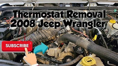 How to: Remove A Thermostat from a 2008 Jeep Wrangler