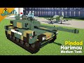 Minecraft : Medium Tank Pindad Harimau + Test Drive