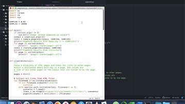 CS50 AI UNIIT2 PAGERANK